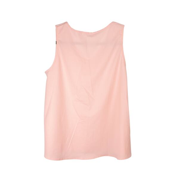 Blouse & Pant Set SIZE LARGE Sleeveless Top Pull-on Pants Pink - Picture 3 of 9